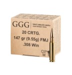 GGG 308 WIN 147GRN FMJ (OP.20 SZT)