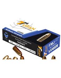 9x19 AMUNICJA BOJOWA 9X19MM TURAN LUGER 124GR/8G 