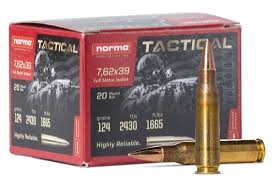 7,62x39 FMJ NORMA OP. 20 SZT. 