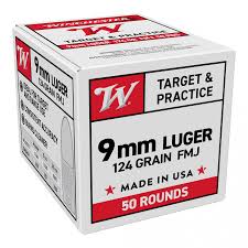 9x19 WINCHESTER SUPER - X  8,0g/124gr 