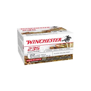 22. LR WINCHESTER, SUPER-X, HP COPPER PLATED (OP. 235szt.)  