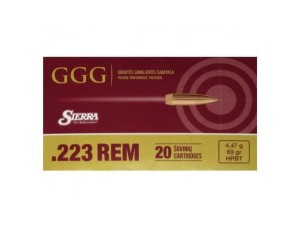 GGG REM KAL. 223 HPBT 69 GR FMJ NOSLER (OP.20 SZT.)    