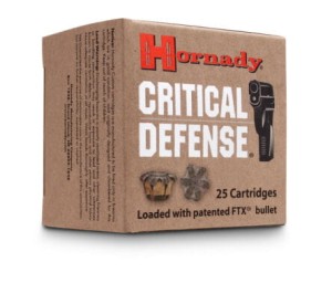 9x19 HORNADY CRITICAL DEFENSE FTX 115gr/7,45g (25szt)